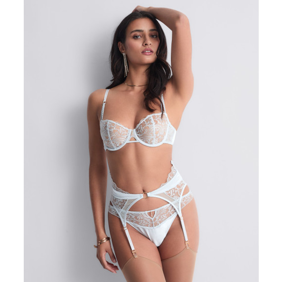 Aubade Satin Memories Half Cup BH Arctic Blue