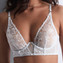 Aubade Satin Memories Longline BH Arctic Blue
