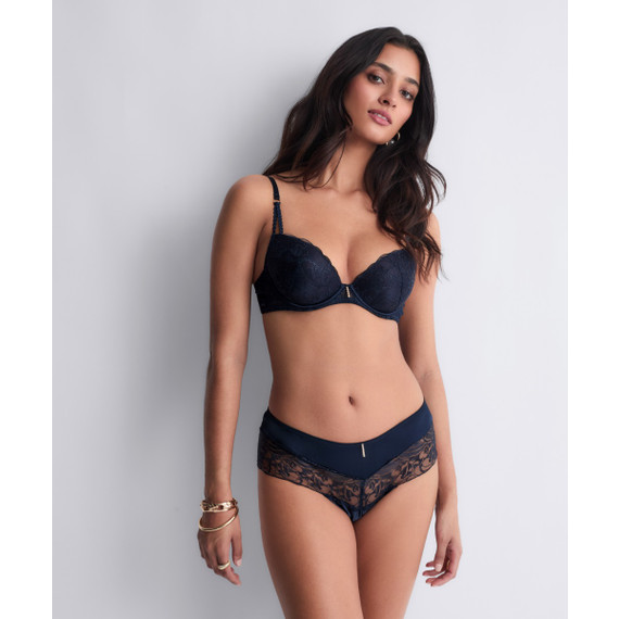 Aubade Satin Memories Push-Up BH Deep Sea