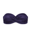 Cyell Badmode Satin Navy Bandeau Bikinitop