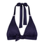 Cyell Badmode Satin Navy Triangle Bikinitop