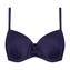 Cyell Badmode Satin Navy Voorgevormde Bikinitop