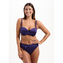 Cyell Badmode Satin Navy Voorgevormde Bikinitop