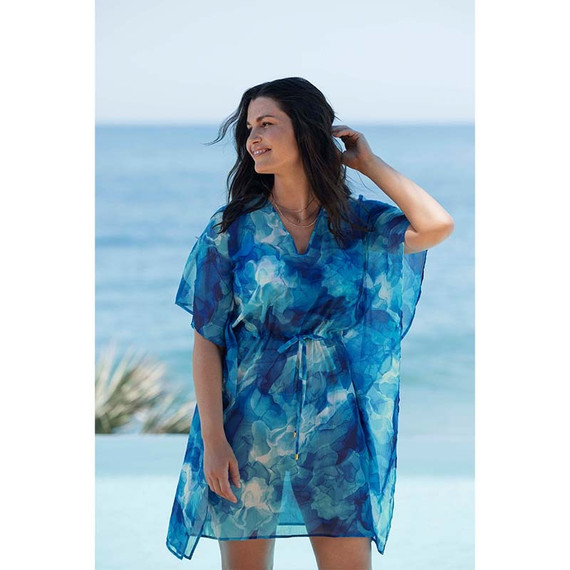 Fantasie Swim Saunton Sands Kaftan Dazzling Blue