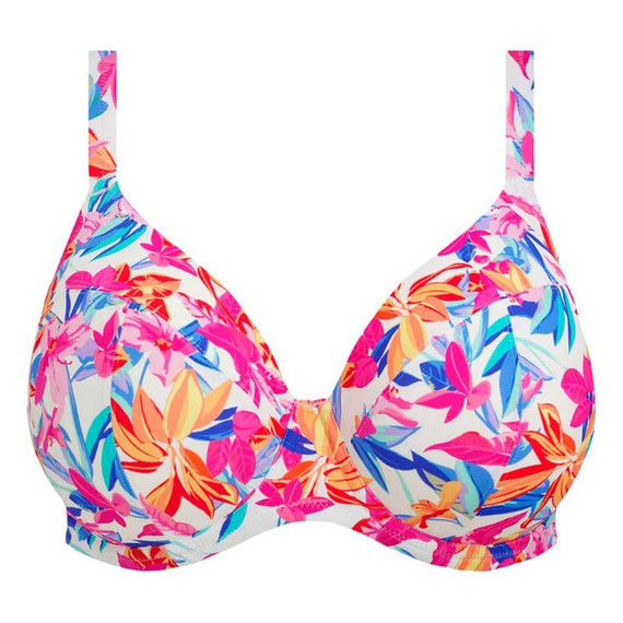 Elomi Badmode Savaneta Plunge Bikinitop White