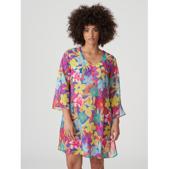 PrimaDonna Swim Sazan Kaftan Blue Bloom