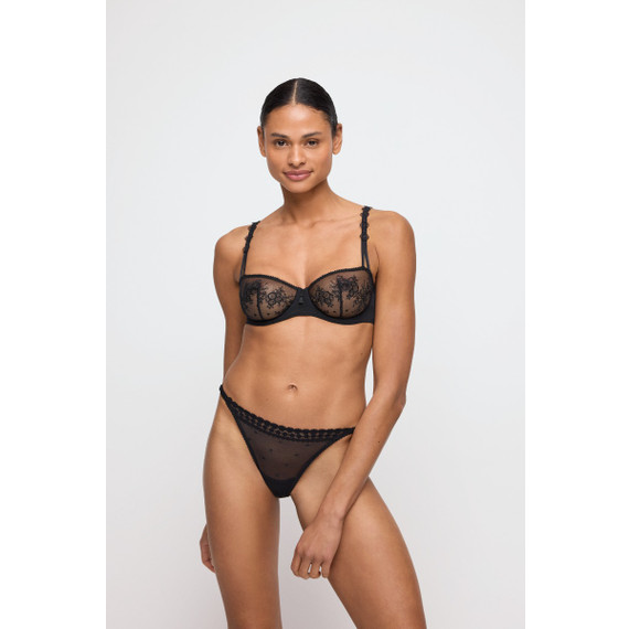 Marie Jo Annaelle Niedriger String Schwarz