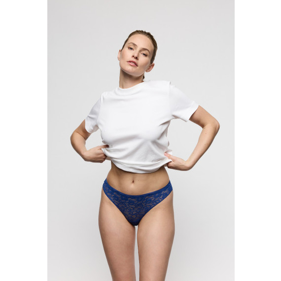 Marie Jo Color Studio Lace String Stylo Blue