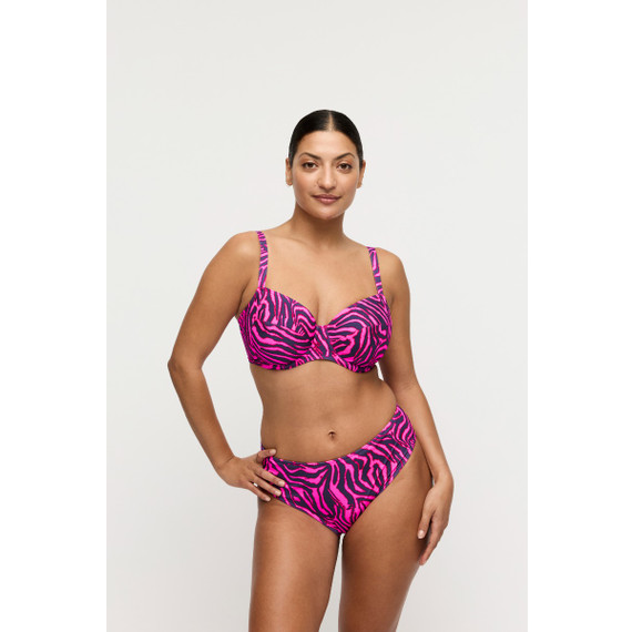 Primadonna Swim Malabo Beugel Bikinitop Hot Pink Zebra