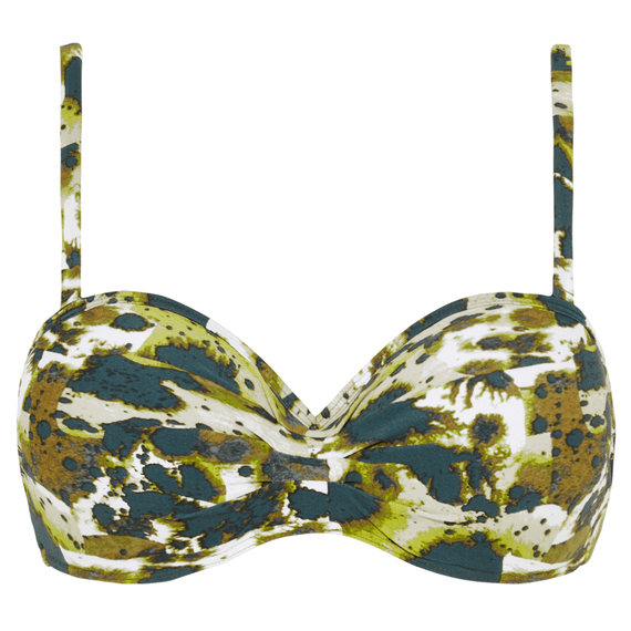 Beachlife Scattered Padded Bandeau Bikinitop