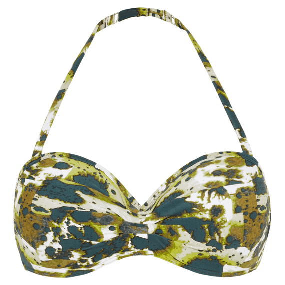Beachlife Scattered Padded Bandeau Bikinitop