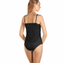 Hanro Satin Deluxe Spaghetti Top Black