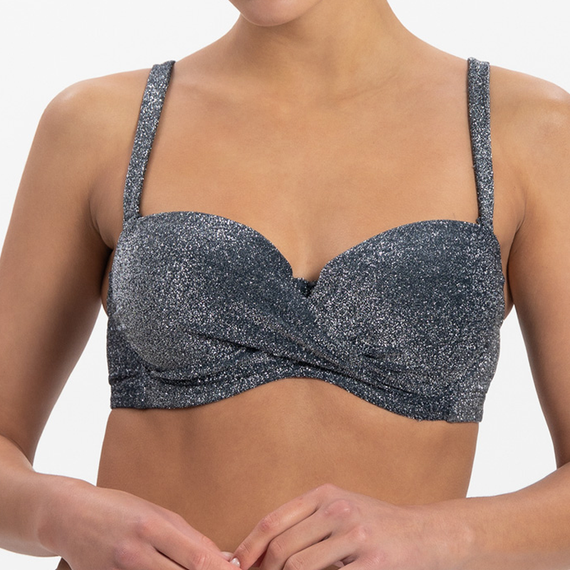 Beachlife Sea Glitter Bandeau Bikinitop 