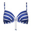 Watercult Sea Ride Voorgevormde Bikinitop White Indigo