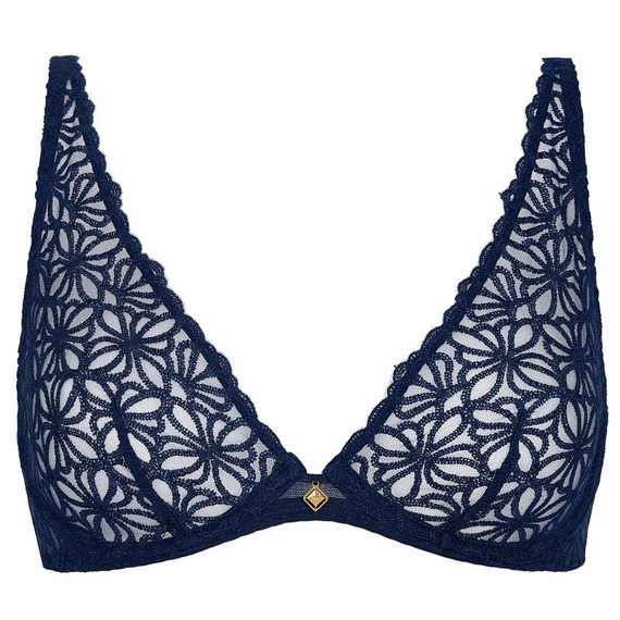 Aubade Secret Memories Plunge BH Deep Blue