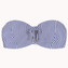Cyell Seersucker Bandeau Bikinitop