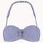 Cyell Seersucker Bandeau Bikinitop