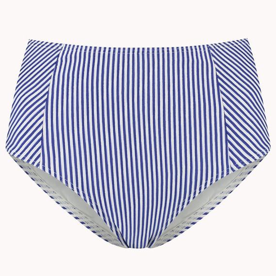 Cyell Seersucker Hoog Bikinibroekje