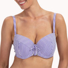 Seersucker Voorgevormde Bikinitop