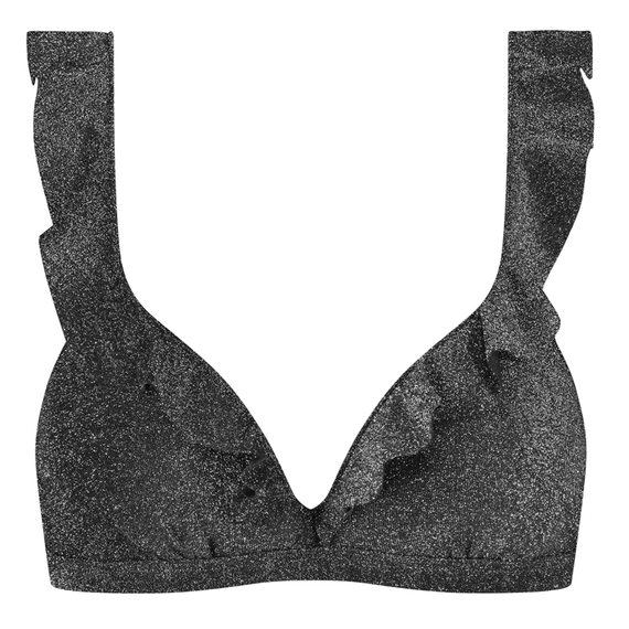 Beachlife Sea Glitter Ruffle Bikinitop