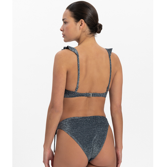 Beachlife Sea Glitter Ruffle Bikinitop