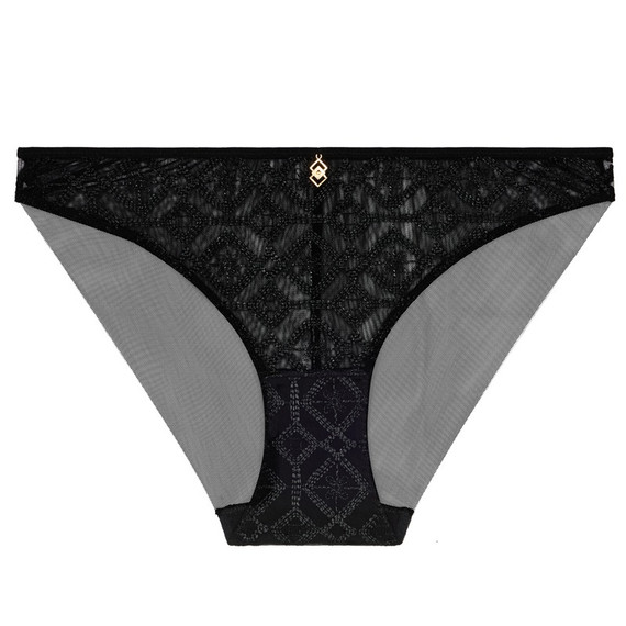 Aubade Sense Of Illusion Brazilian Slip Black