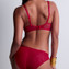 Aubade Sense Of Illusion Brazilian Slip Red Berry