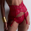 Aubade Sense Of Illusion Jarretels Red Berry
