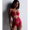 Aubade Sense Of Illusion Jarretels Red Berry