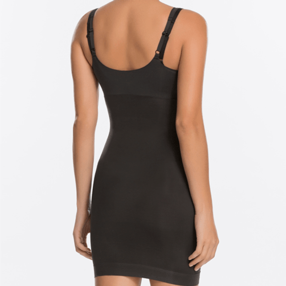 Spanx Shape My Day open-bust full slip black