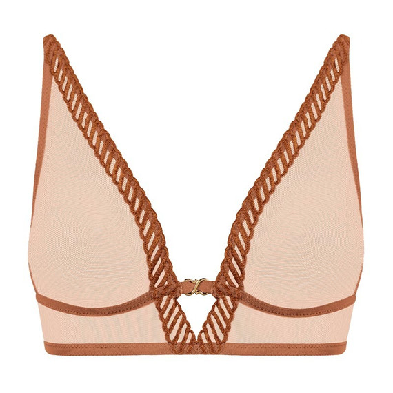 Aubade Sheer Emotion Bralette Honey