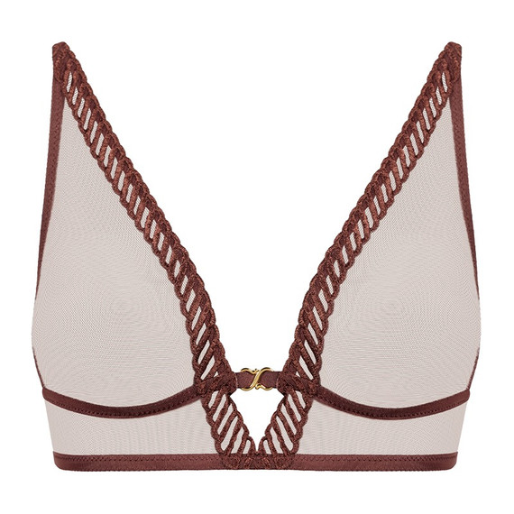 Aubade Sheer Emotion Bralette Sepia