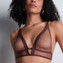 Aubade Sheer Emotion Bralette Sepia