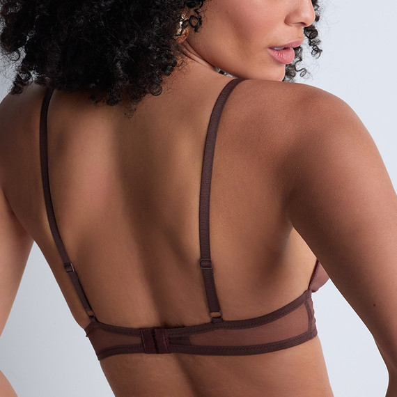 Aubade Sheer Emotion Bralette Sepia