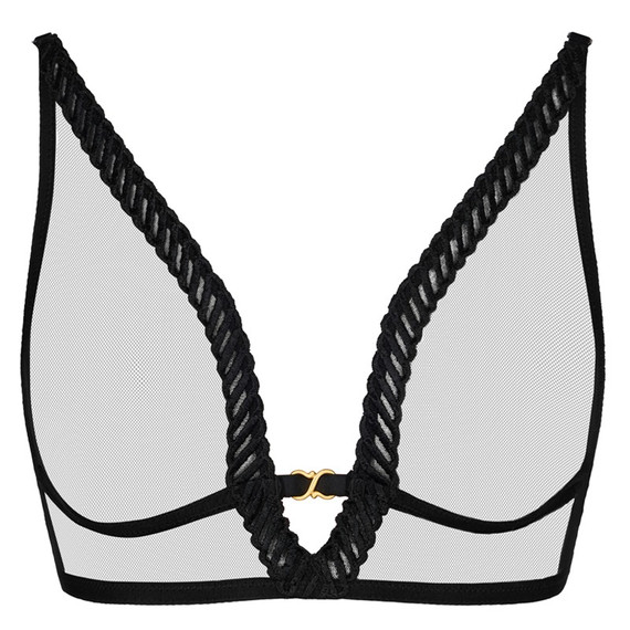 Aubade Sheer Emotion Bralette Black