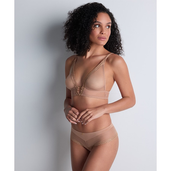 Aubade Sheer Emotion Hotpants Sand