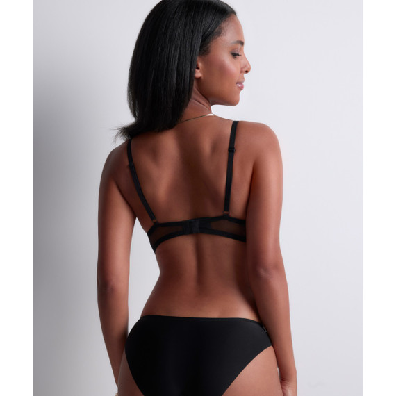 Aubade Sheer Emotion Brazilian Slip Black