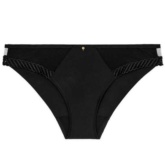 Aubade Sheer Emotion Brazilian Slip Black