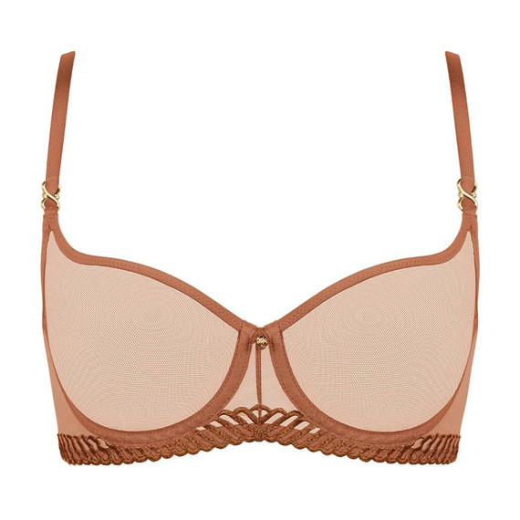Aubade Sheer Emotion Half Cup BH Honey