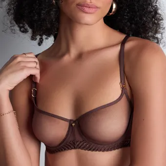 Sheer Emotion Half Cup BH