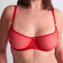 Aubade Sheer Emotion Half Cup BH Diva Red