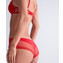 Aubade Sheer Emotion Hotpants Diva Red