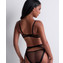 Aubade Sheer Emotion Jarretels Black