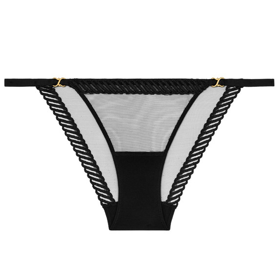 Aubade Sheer Emotion Mini Slip Black