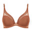 Aubade Sheer Emotion Plunge BH Honey