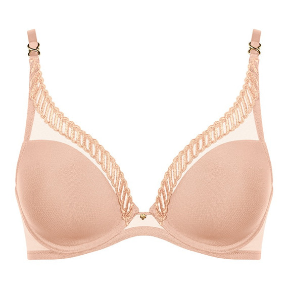 Aubade Sheer Emotion Plunge BH Sand
