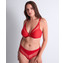 Aubade Sheer Emotion Plunge BH Diva Red