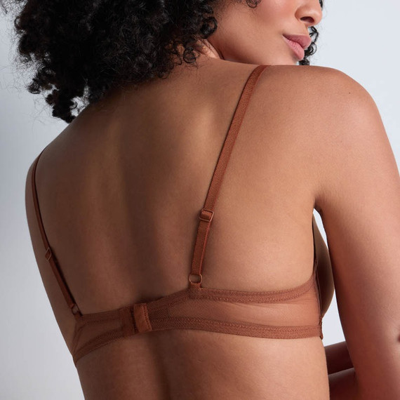 Aubade Sheer Emotion Push-up BH Honey