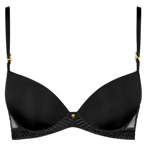 Aubade Sheer Emotion Push-up BH Black