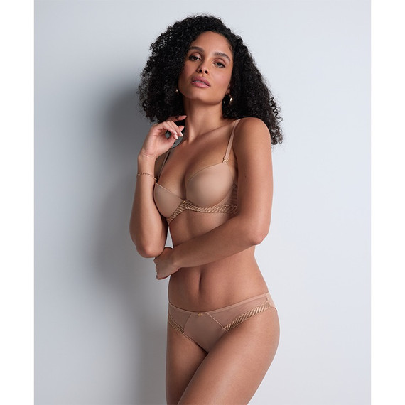 Aubade Sheer Emotion Push-up BH Sand